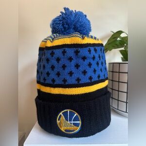 Mitchell & Ness ‘The Highlands Cuffed’ Golden State Warriors Beanie.